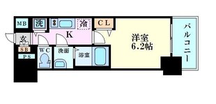 プレサンス扇町駅前の物件間取画像